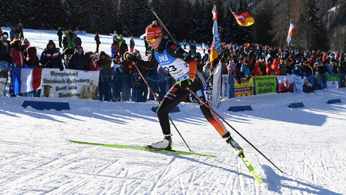 Johanna Puff durfte in der abgelaufenen Biathlon-Saison im Weltcup starten