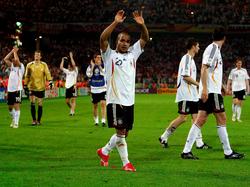 Beim WM-Spiel gegen Polen ging der Stern des David Odonkor (M.) auf