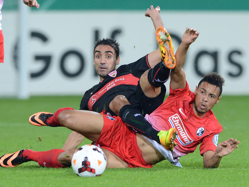 Mohammed Abdellaoue (l.) soll im Stuttgarter Sturm endlich zünden Mohammed Abdellaoue (l.) soll im Stuttgarter Sturm endlich zünden