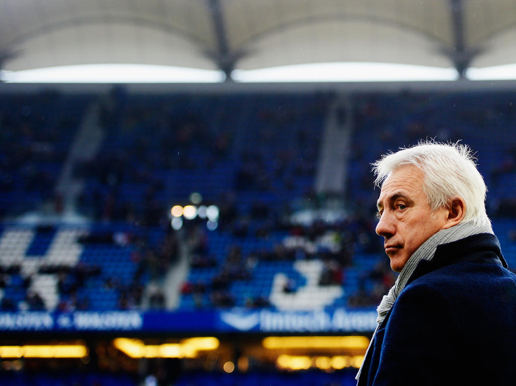 HSV-Trainer Bert van Marwijk ist frustriert HSV-Trainer Bert van Marwijk ist frustriert