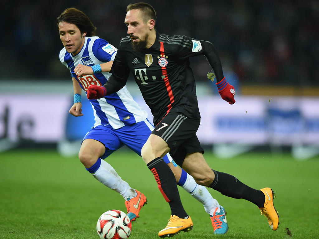 El Bayern podría recuperar para la recta final a varios de los lesionados, entre ellos Ribery (dcha.). (Foto: Getty)