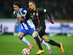 El Bayern podría recuperar para la recta final a varios de los lesionados, entre ellos Ribery (dcha.). (Foto: Getty)