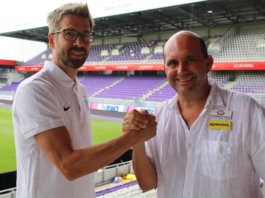 René Glatzer (l.) und Ralf Muhr: Beide wurden von der Austria befördert. © FK Austria Wien