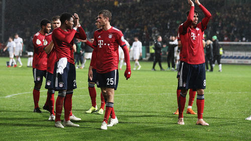 Die Bayern quälten sich gegen Rödinghausen in die nächste Runde