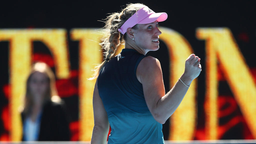 Kerber steht in Melbourne in Runde zwei Kerber steht in Melbourne in Runde zwei