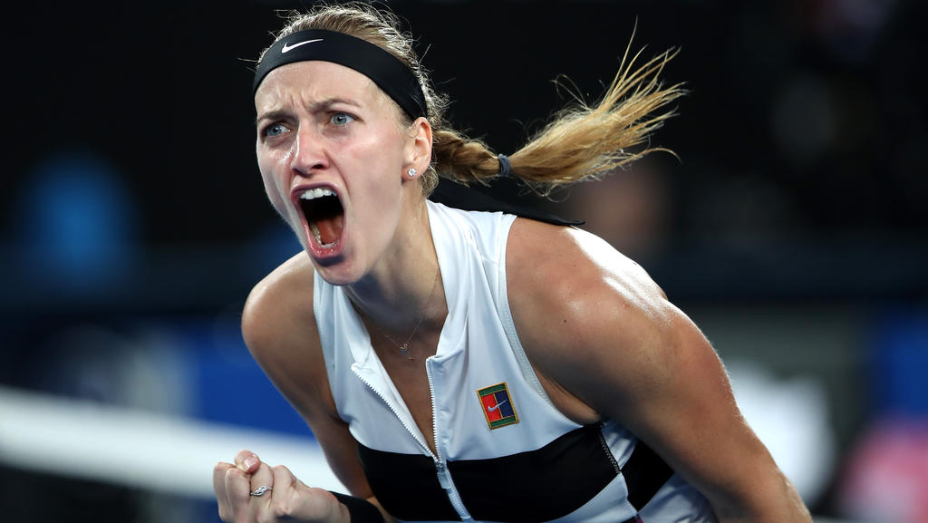 Gewann glatt in zwei Sätzen: Petra Kvitova Gewann glatt in zwei Sätzen: Petra Kvitova
