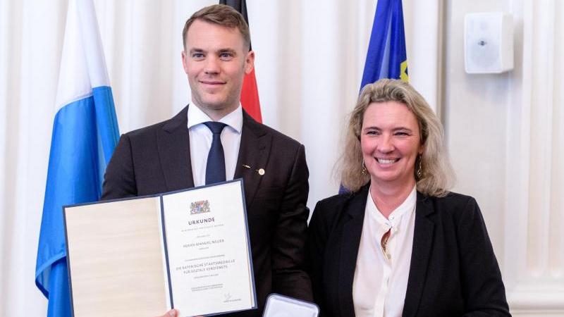 Manuel Neuer wurde ausgezeichnet Manuel Neuer wurde ausgezeichnet