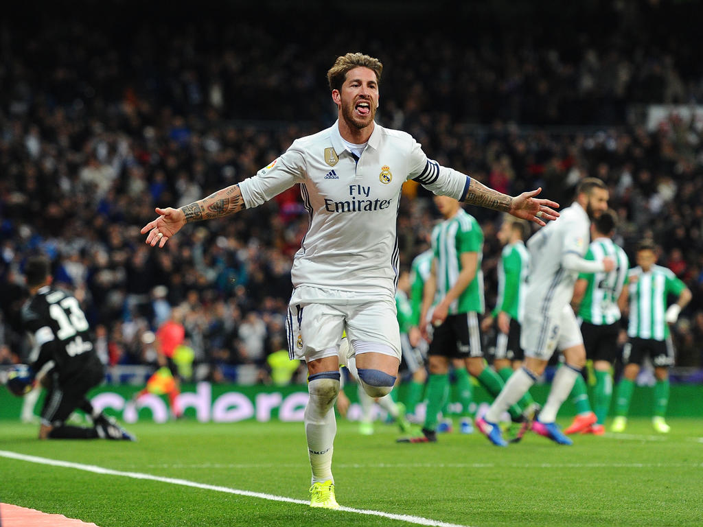 Sergio Ramos salió otra vez al rescate del Real Madrid. (Foto: Getty)