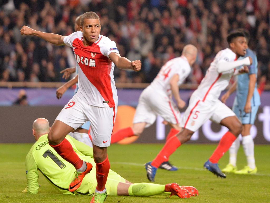 Kylian Mbappé traf für Monaco zum 1:0