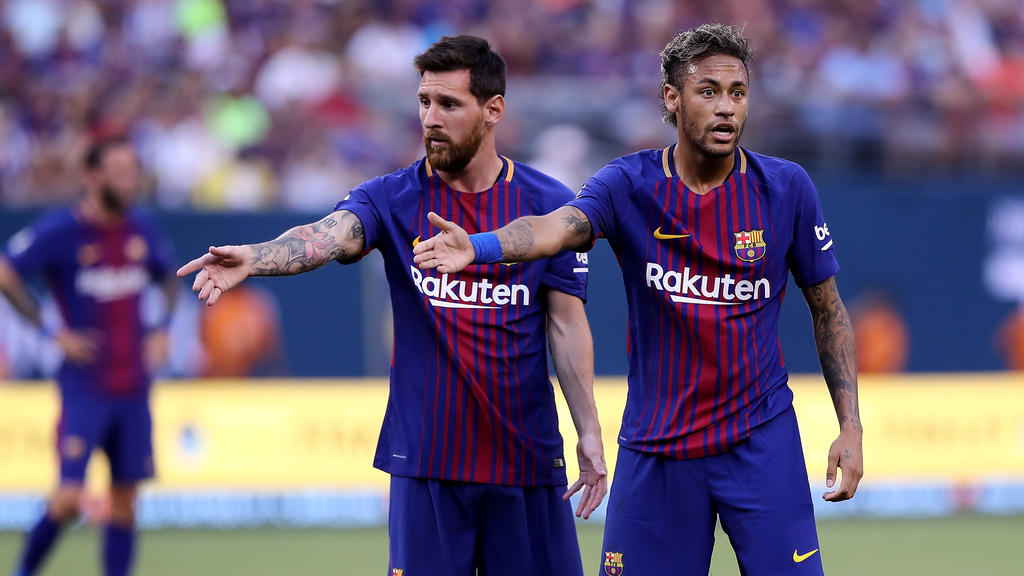 Messi y Neymar compartieron camiseta en 2017.