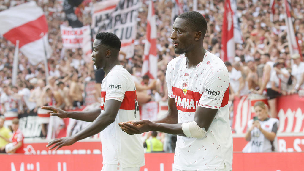 Silas und Guirassy trugen sich für den VfB Stuttgart in die Liste der Torschützen ein