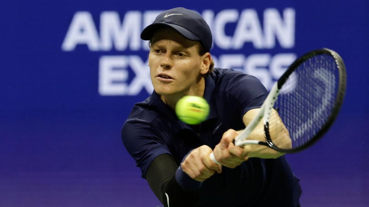 Jannik Sinner dominierte im Viertelfinale auch gegen seinen italienischen Landsmann Lorenzo Musetti