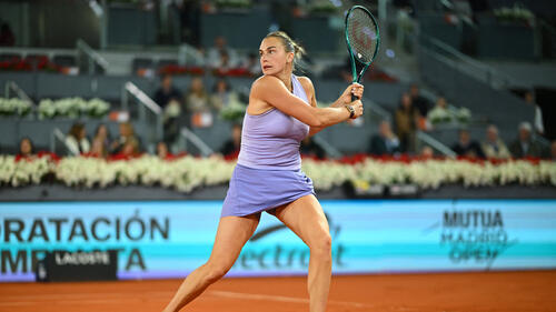 Sabalenka ist eine Madrid-Expertin