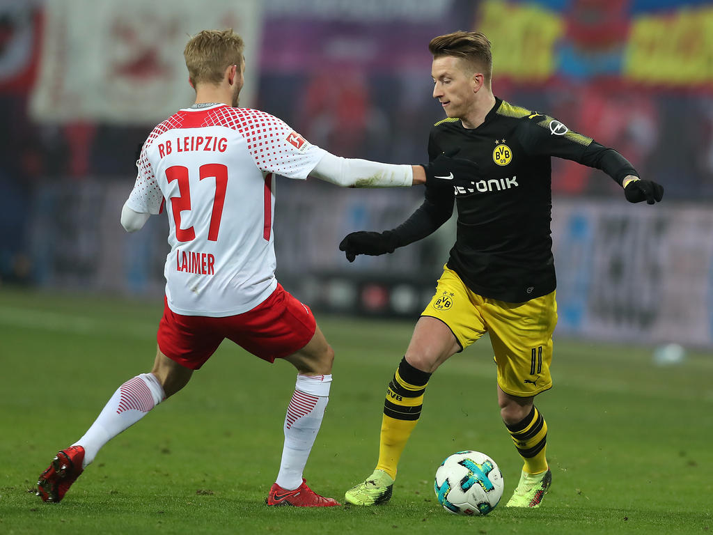 Reus (re.) erzielte den Ausgleich für den BVB Reus (re.) erzielte den Ausgleich für den BVB