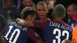 Neymar, Kyllian Mbappé und Dani Alves sollen nicht gut miteinander auskommen