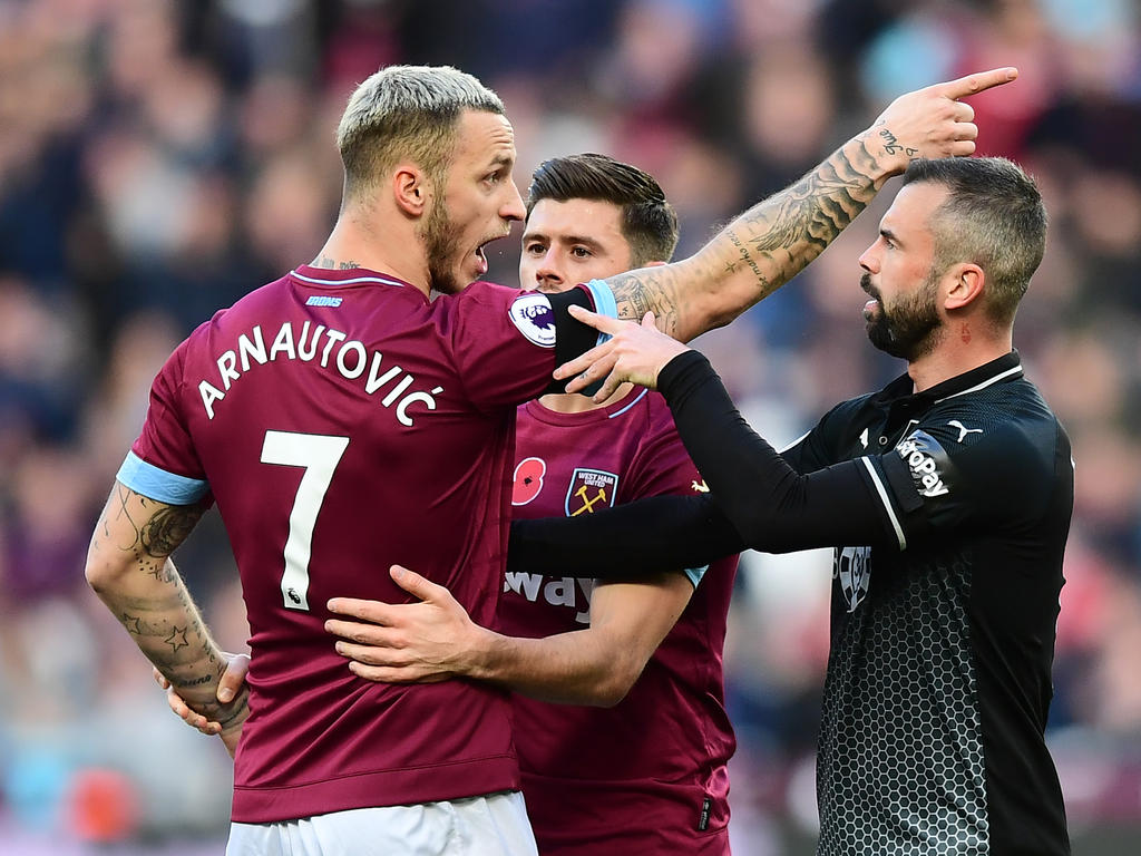 Marko Arnautović brachte West Ham gegen Burnley früh in Führung. © Getty Images/Alex Broadway