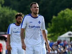 Erstmals im Lilien-Trikot unterwegs: Kevin Großkreutz