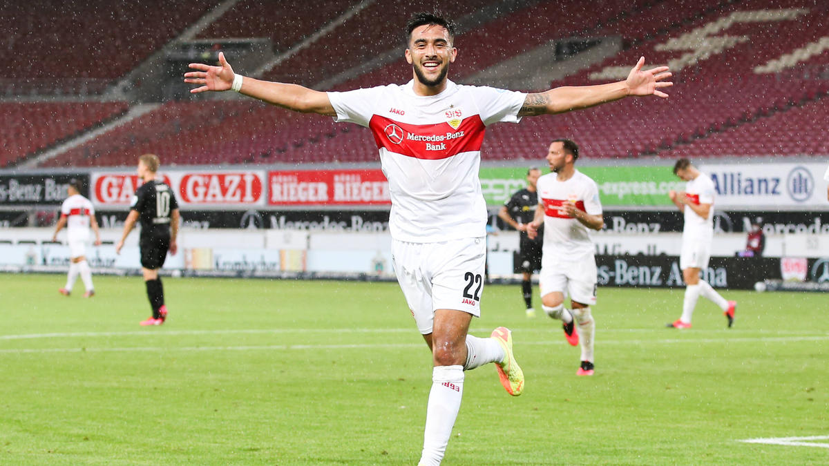 Nicolas Gonzalez traf doppelt für den VfB Stuttgart Nicolas Gonzalez traf doppelt für den VfB Stuttgart