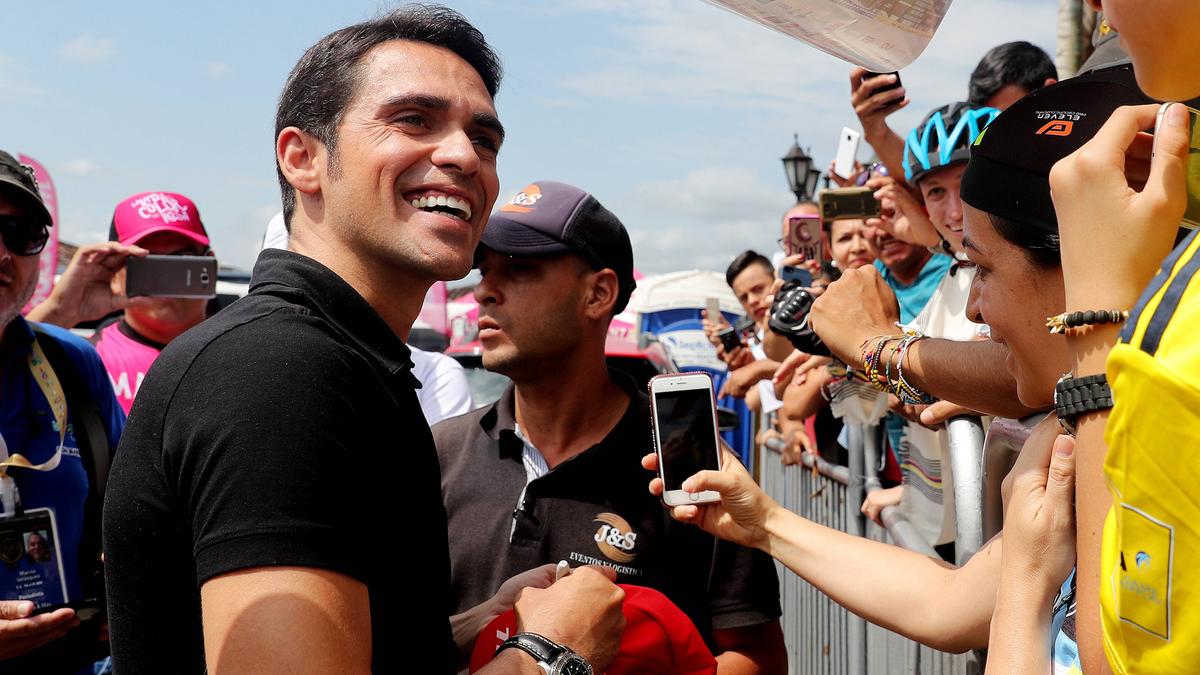 Contador hat eine neue Bestzeit gesetzt Contador hat eine neue Bestzeit gesetzt