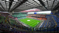 Das San Siro in Mailand ist inzwischen in die Jahre gekommen