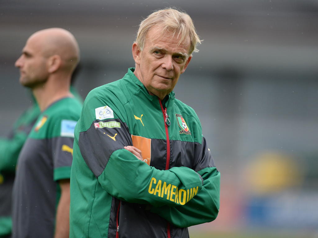 Volker Finke - seit 2013 Trainer von Kamerun.