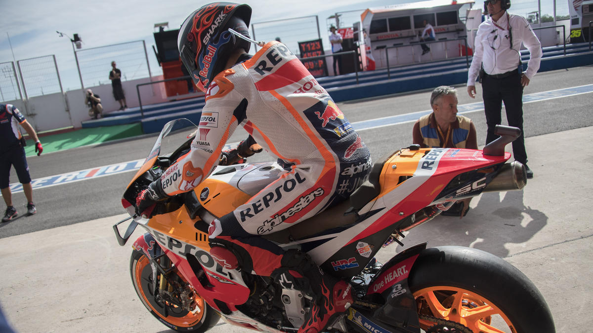Jorge Lorenzo hatte Probleme Jorge Lorenzo hatte Probleme
