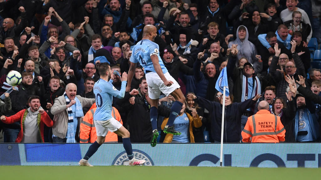 Vincent Kompany markierte den entscheidenden Treffer für Manchester City