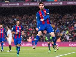Lionel Messi erzielte zwei Treffer beim Sieg von Barcelona