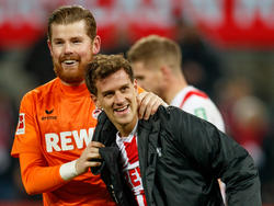 Timo Horn (li.) will mit guten Leistungen vorangehen