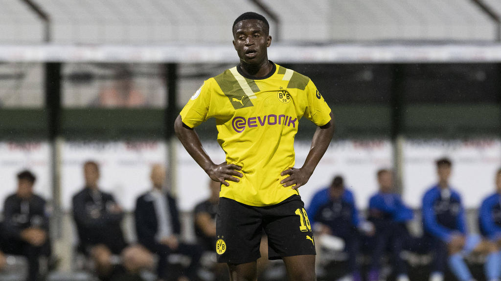 Steht beim BVB nur noch bis 2023 unter Vertrag: Youssoufa Moukoko Steht beim BVB nur noch bis 2023 unter Vertrag: Youssoufa Moukoko