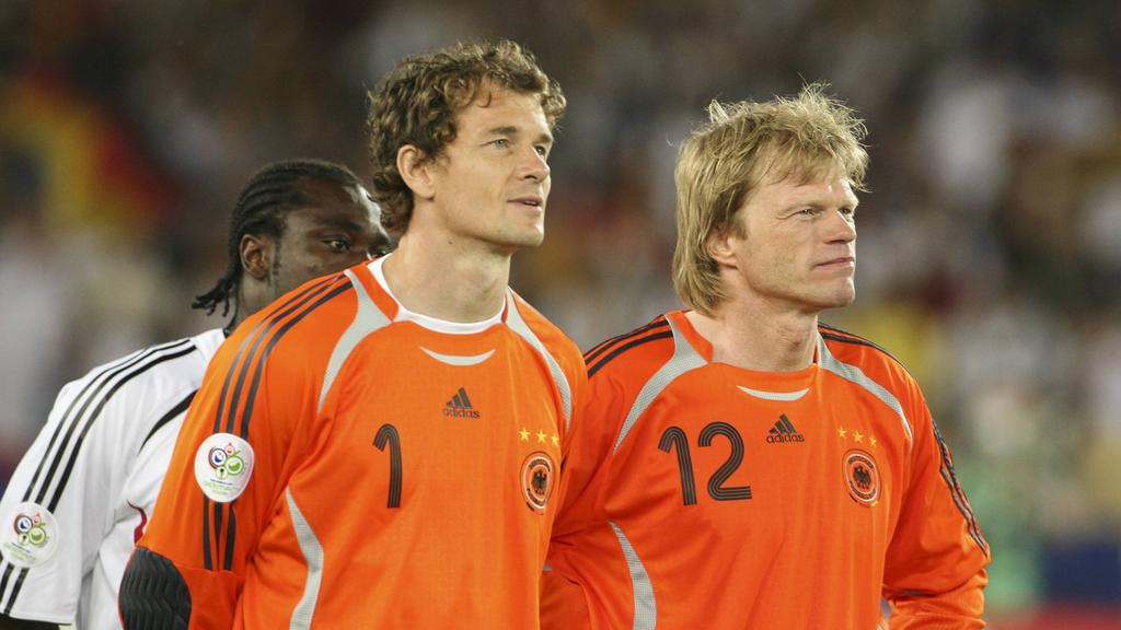 Jens Lehmann und Oliver Kahn kämpften einst um den Platz zwischen den Pfosten in der DFB-Elf Jens Lehmann und Oliver Kahn kämpften einst um den Platz zwischen den Pfosten in der DFB-Elf
