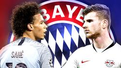 Leroy Sané und Timo Werner werden beim FC Bayern gehandelt