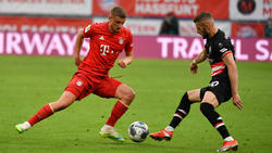Mickael Cuisance (l.) erhielt beim Sieg des FC Bayern gegen Düsseldorf eine Bewährungschance