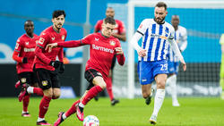 Bayer Leverkusen feierte gegen Hertha BSC einen klaren Sieg