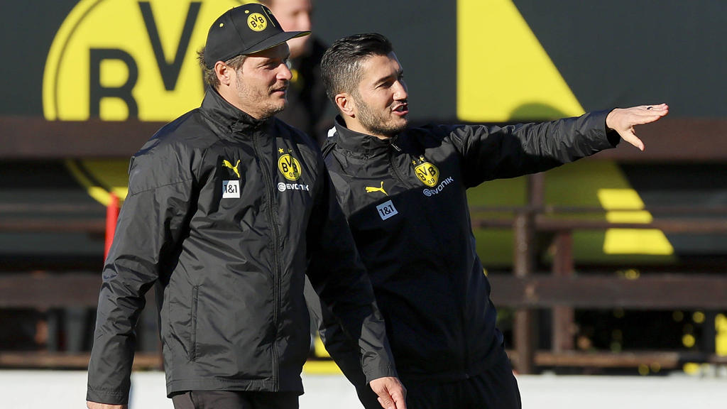Nuri Sahin (r.) ist neuer BVB-Co-Trainer unter Edin Terzic