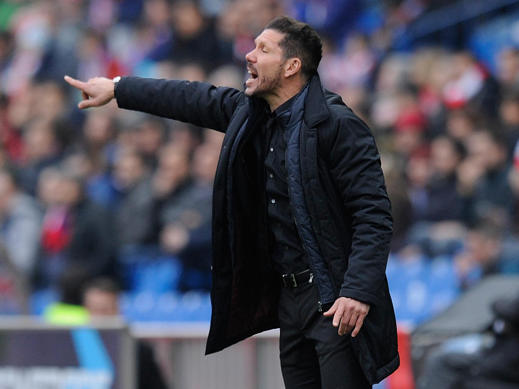 Atlético Madrids Coach Diego Simeone wurde für drei Spiele gesperrt