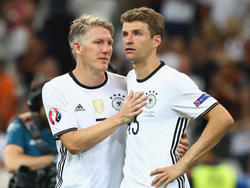Für Bastian Schweinsteiger und Thomas Müller endete eine enttäuschende EM