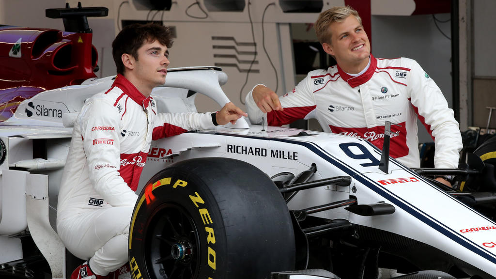 Charles Leclerc (li.) und Sauber sind die große Überraschung der Saison 2018 Charles Leclerc (li.) und Sauber sind die große Überraschung der Saison 2018