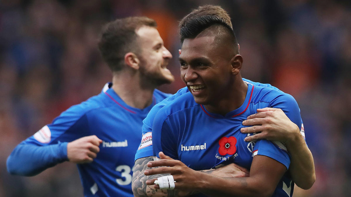 Alfredo Morelos (r.) steht wohl beim BVB auf dem Zettel Alfredo Morelos (r.) steht wohl beim BVB auf dem Zettel
