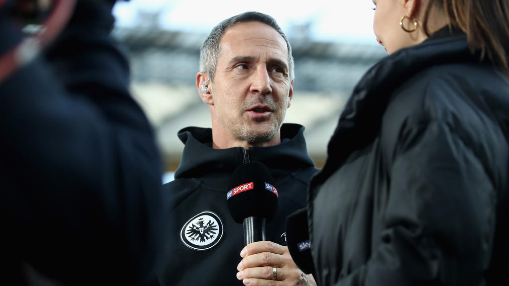 Adi Hütter und die Eintracht treten in der Liga auf der Stelle