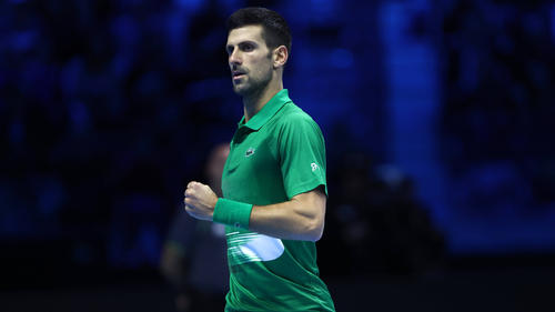 Novak Djokovic ist erfolgreich bei den ATP Finals gestartet