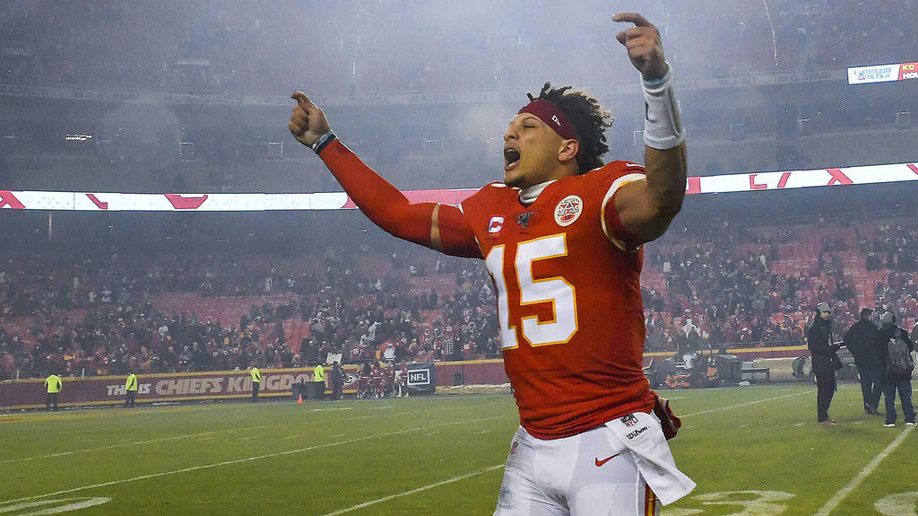 Pat Mahomes und die Chiefs sind einer der großen Super-Bowl-Favoriten Pat Mahomes und die Chiefs sind einer der großen Super-Bowl-Favoriten