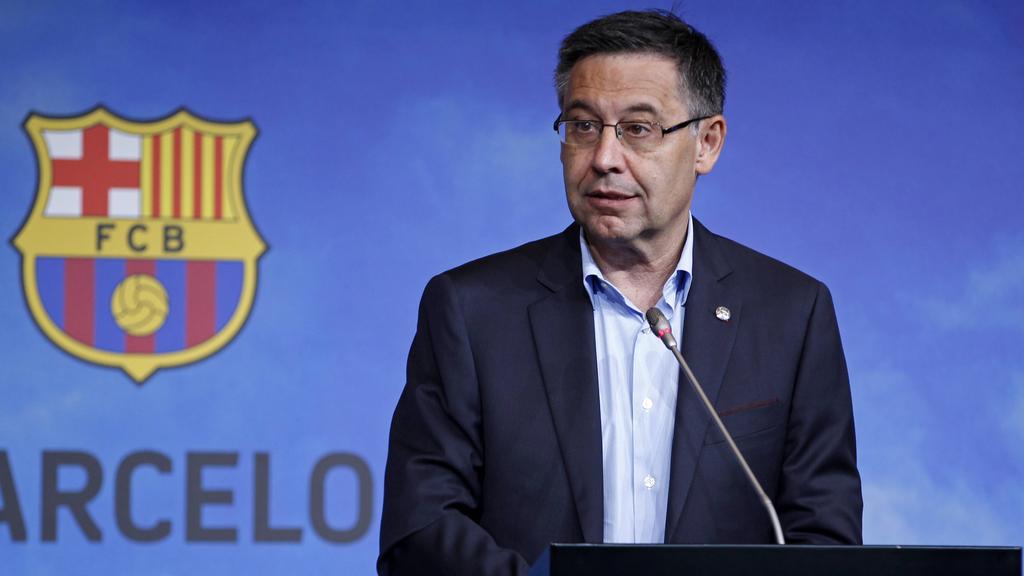 Barcelona-Präsident Josep Bartomeu steht zurzeit im Mittelpunkt Barcelona-Präsident Josep Bartomeu steht zurzeit im Mittelpunkt
