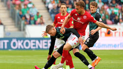 Werder und Mainz teilen sich nach einer wilden Schlussphase die Punkte