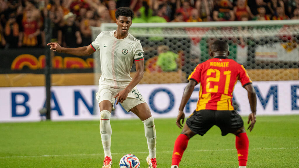Chelseas Josh Acheampong (li.) kann vom BVB gerade bei der Klub-WM beobachtet werden Chelseas Josh Acheampong (li.) kann vom BVB gerade bei der Klub-WM beobachtet werden