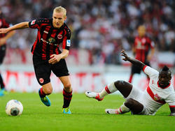 Sebastian Rode (l.) spielt seine letzte Saison für Frankfurt