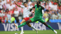 Salif Sané und Robert Lewandowski trafen zuletzt bei der WM aufeinander