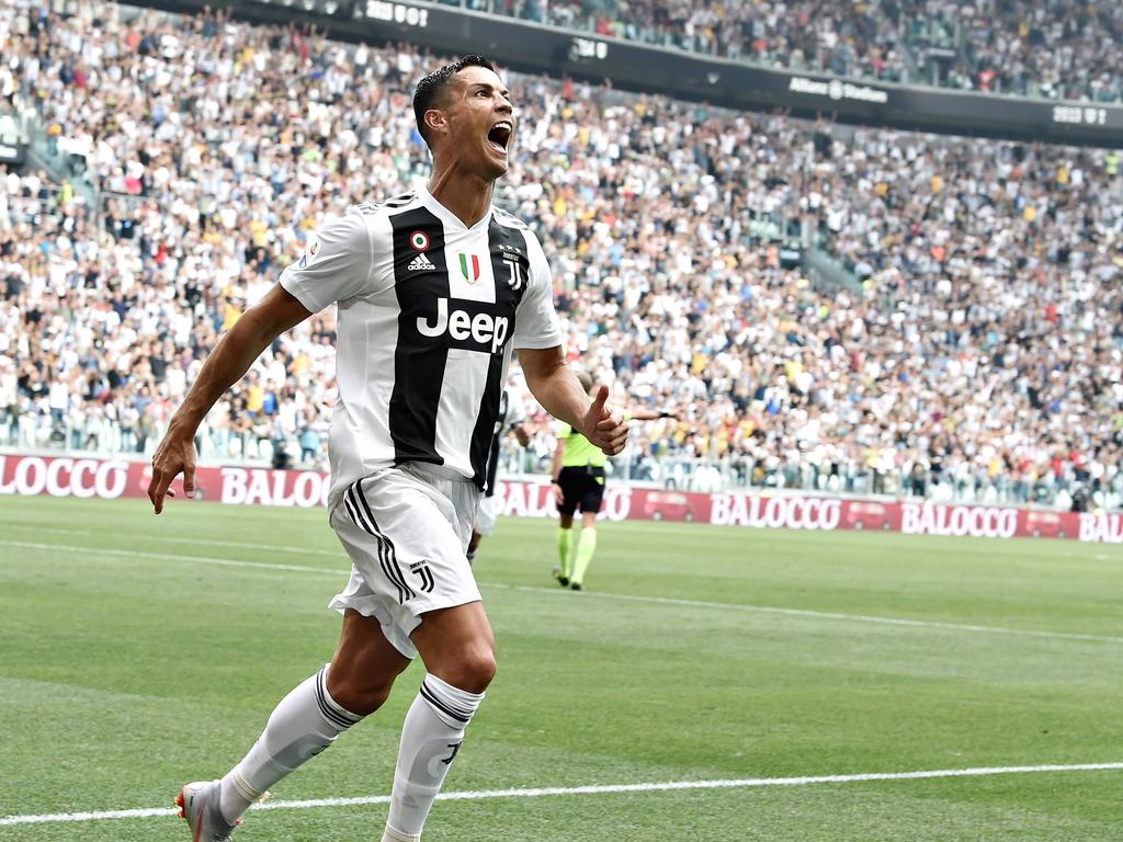 Cristiano Ronaldo erzielte einen Doppelpack für Juventus