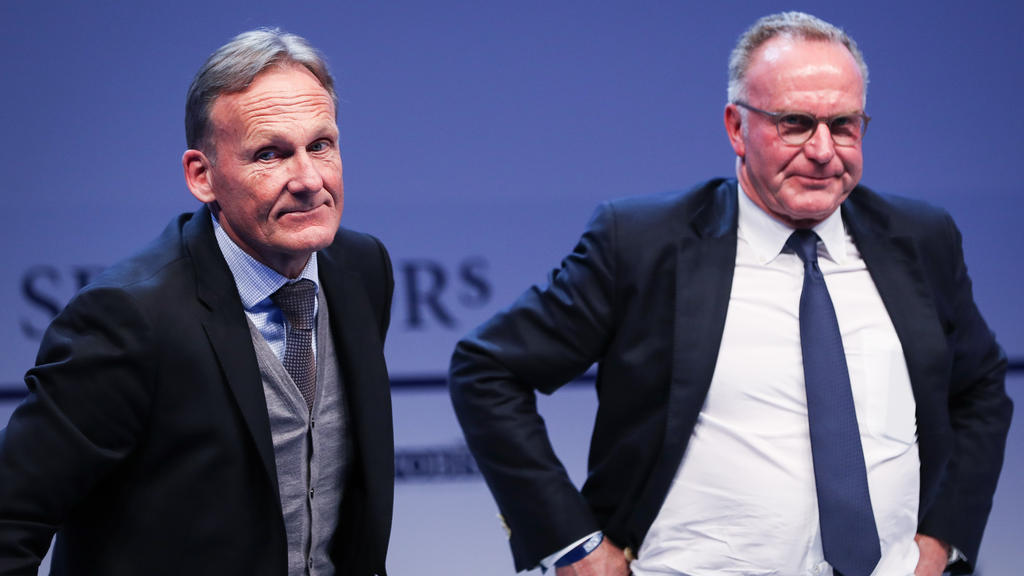 Hans-Joachim Watzke und Karl-Heinz Rummenigge haben ihre Verbundenheit zur Bundesliga betont