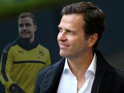 Oliver Bierhoff (r.) glaub an die Qualitäten von Mario Götze